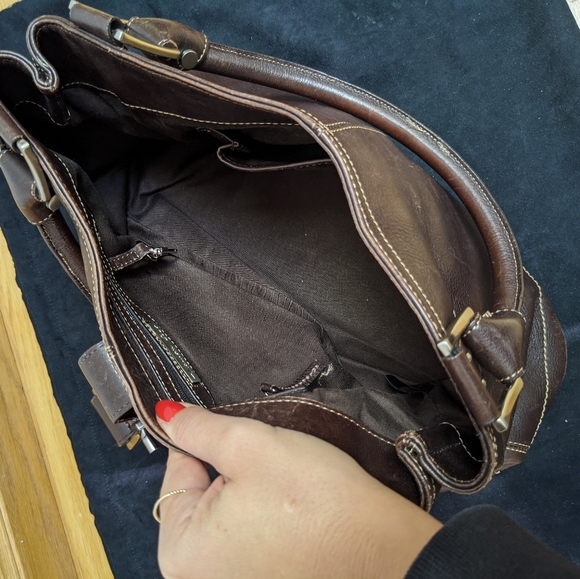 Kenneth Cole brown leather handbag - Picture 6 of 6